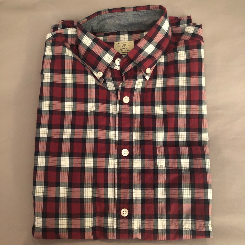 J.Crew Men’s Plaid Shirt in XS